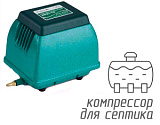 (Hailea ACO-9730) Компрессор для септика 60 л/мин