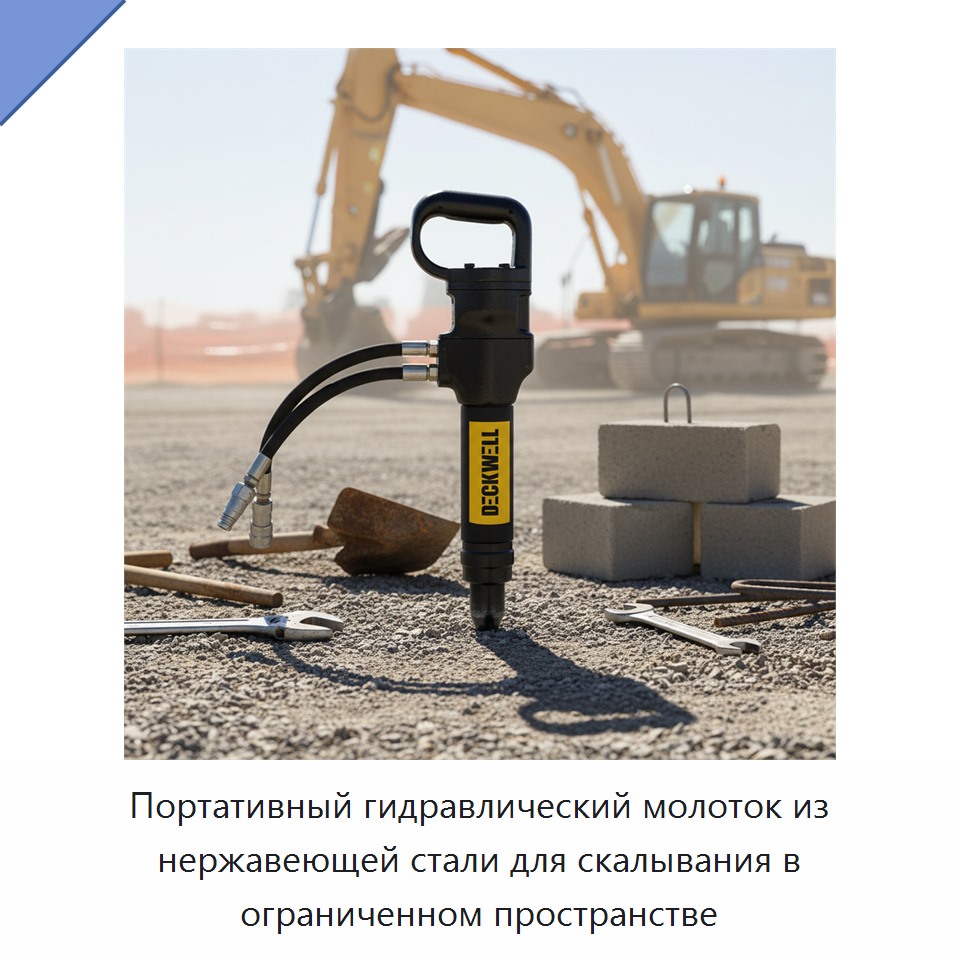 Портативный гидравлический молоток из нержавеющей стали для скалывания в ограниченном пространстве