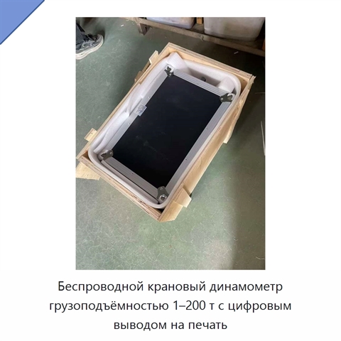 Беспроводной крановый динамометр грузоподъёмностью 1–200 т с цифровым выводом на печать