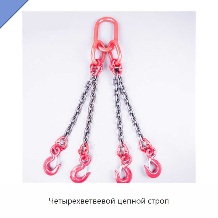 Четырехветвевой цепной строп