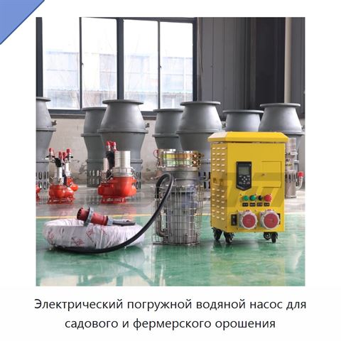 Электрический погружной водяной насос для садового и фермерского орошения