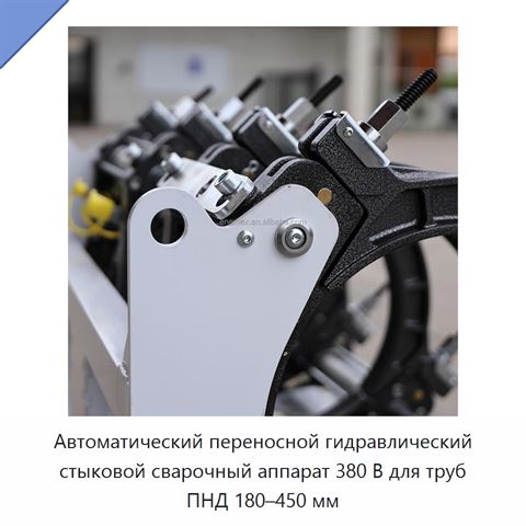 Автоматический переносной гидравлический стыковой сварочный аппарат 380 В для труб ПНД 180–450 мм