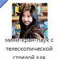 12-тонный гусеничный мини-кран-паук с телескопической стрелой для кровельных работ, CE — Краны