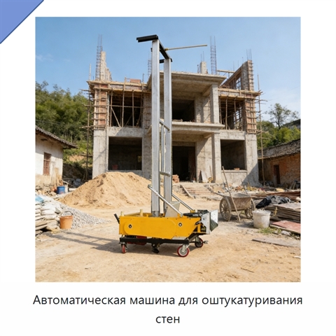 Автоматическая машина для оштукатуривания стен