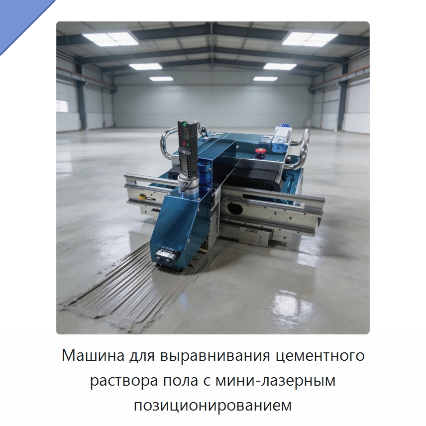 Машина для выравнивания цементного раствора пола с мини-лазерным позиционированием — Специальная строительная техника