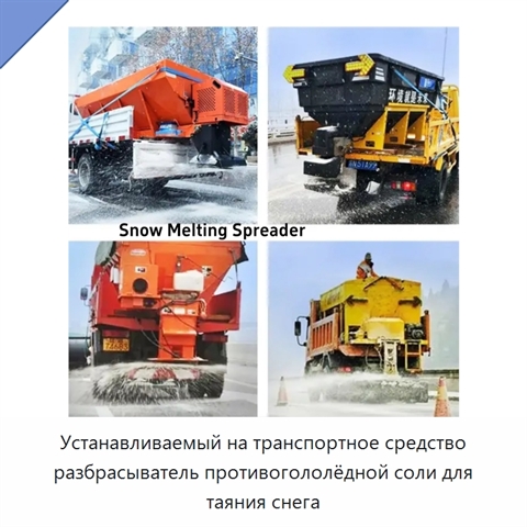 Устанавливаемый на транспортное средство разбрасыватель противогололёдной соли для таяния снега
