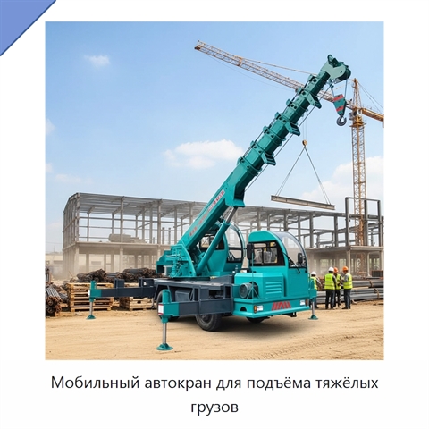 Мобильный автокран для подъёма тяжёлых грузов