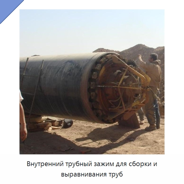 Внутренний трубный зажим для сборки и выравнивания труб — Специальный гидравлический инструмент
