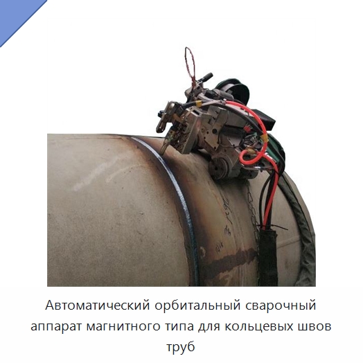 Автоматический орбитальный сварочный аппарат магнитного типа для кольцевых швов труб — Аппараты для сварки труб