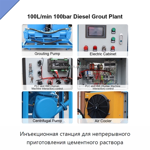 Инъекционная станция для непрерывного приготовления цементного раствора