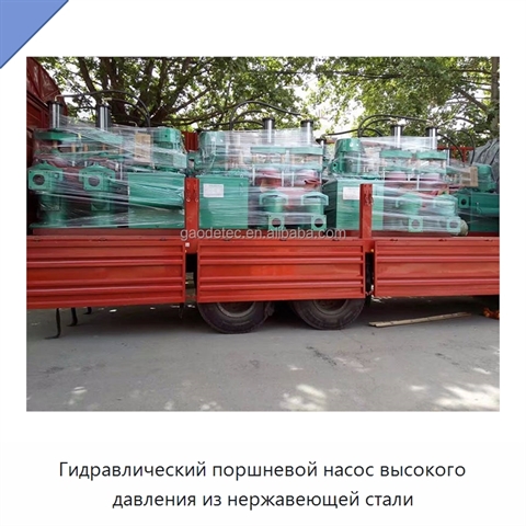 Гидравлический поршневой насос высокого давления из нержавеющей стали