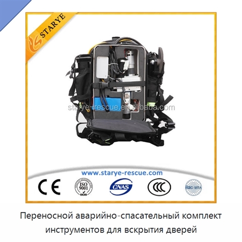 Переносной аварийно-спасательный комплект инструментов для вскрытия дверей
