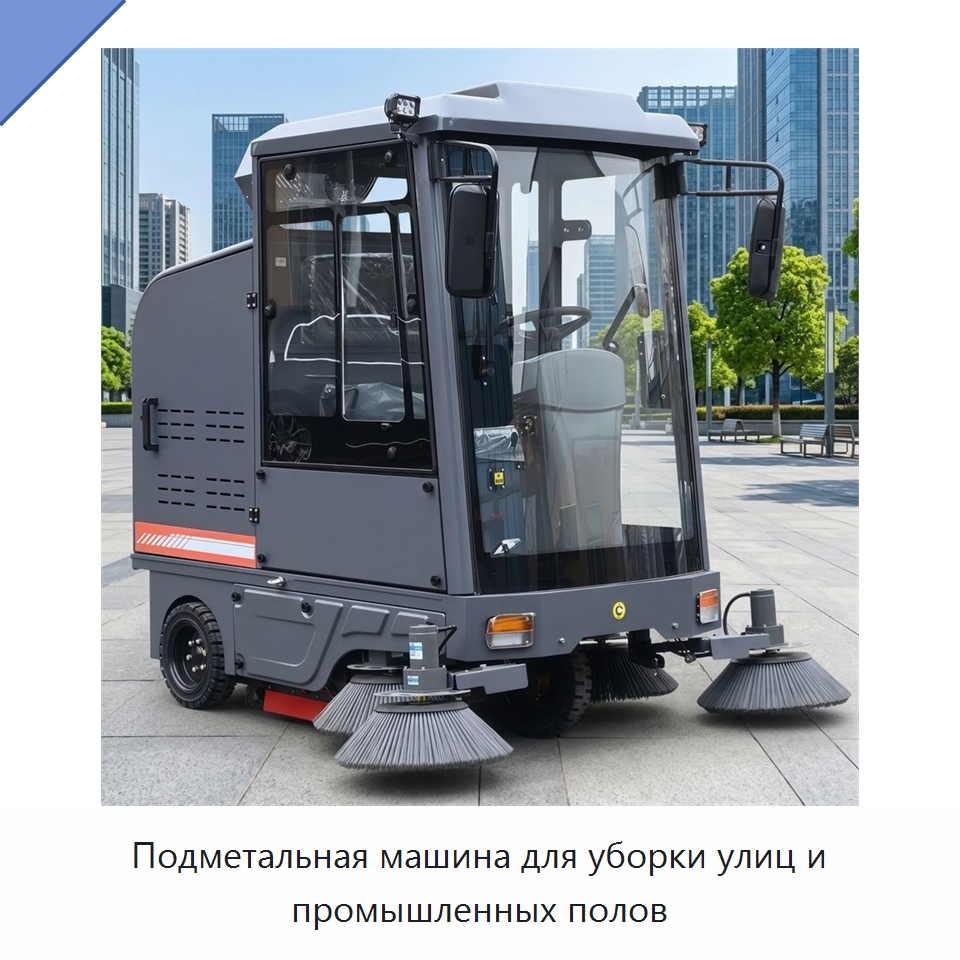 Подметальная машина для уборки улиц и промышленных полов — Подметальные машины