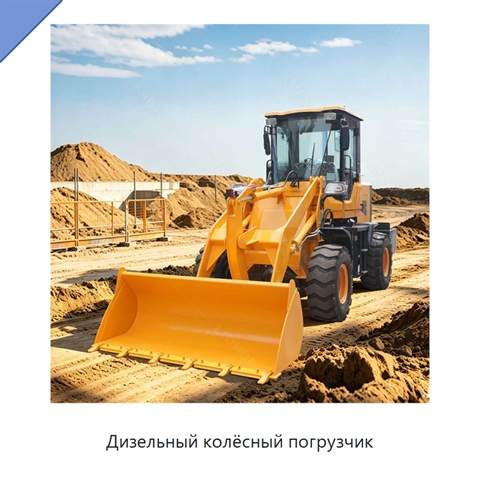 Дизельный колёсный погрузчик