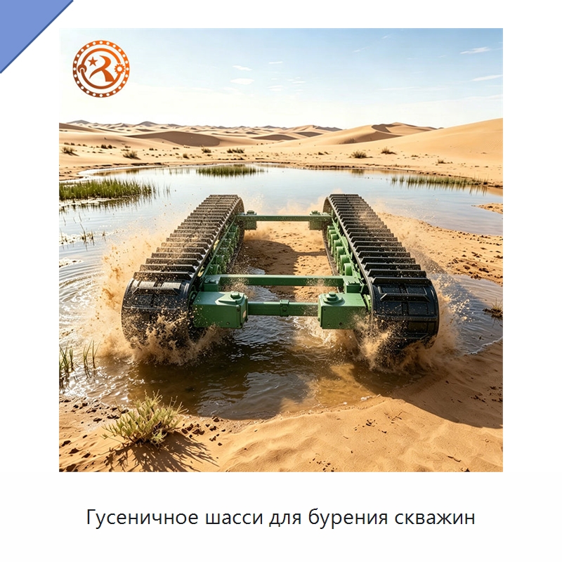 Гусеничное шасси для бурения скважин — Горнодобывающее оборудование