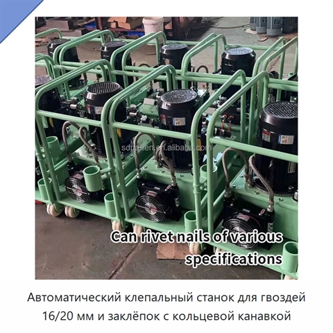 Автоматический клепальный станок для гвоздей 16/20 мм и заклёпок с кольцевой канавкой