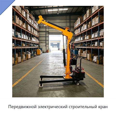 Передвижной электрический строительный кран