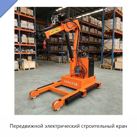 Передвижной электрический строительный кран