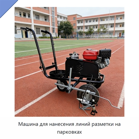 Машина для нанесения линий разметки на парковках