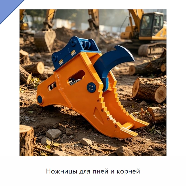 Ножницы для пней и корней — Навесное оборудование для строительной техники
