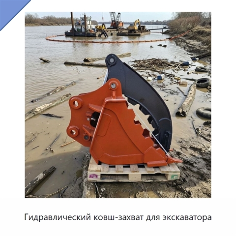 Гидравлический ковш-захват для экскаватора