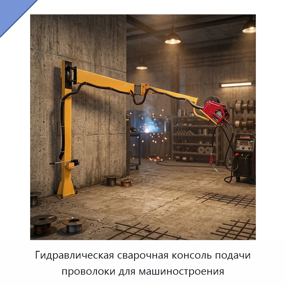 Гидравлическая сварочная консоль подачи проволоки для машиностроения — Сварочные принадлежности и вспомогательное оборудование