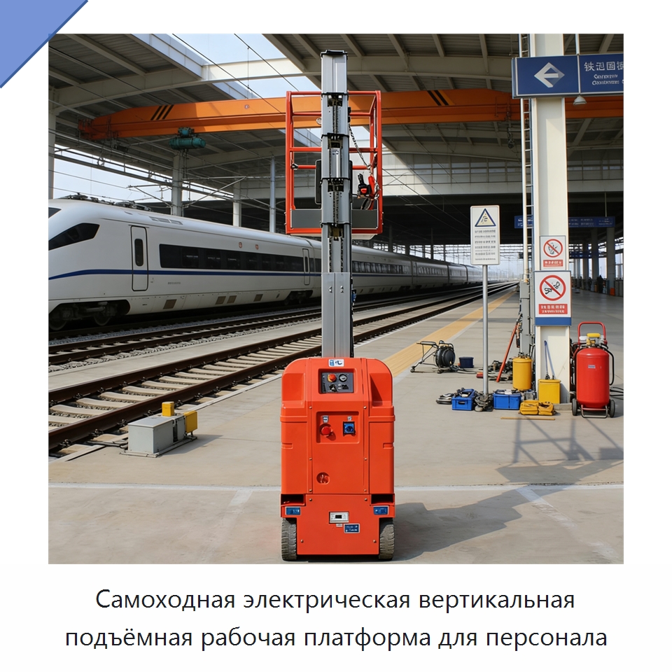 Самоходная электрическая вертикальная подъёмная рабочая платформа для персонала — Подъемные столы