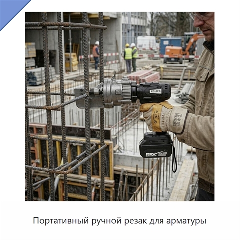 Портативный ручной резак для арматуры