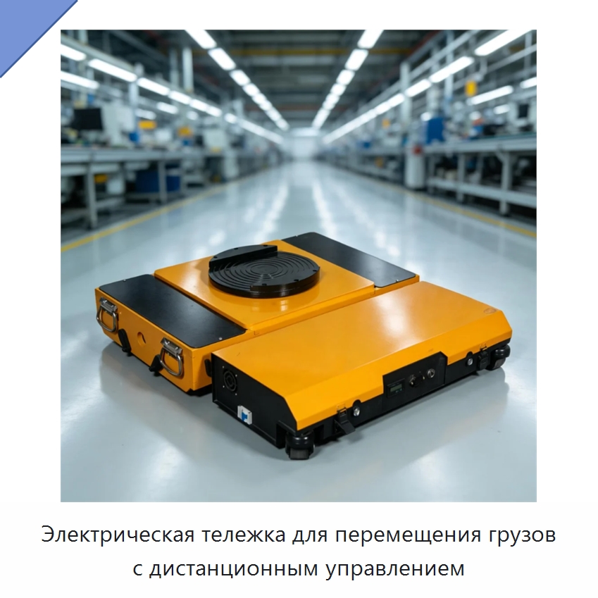 Электрическая тележка для перемещения грузов с дистанционным управлением — Специальное подъемно-транспортное оборудование