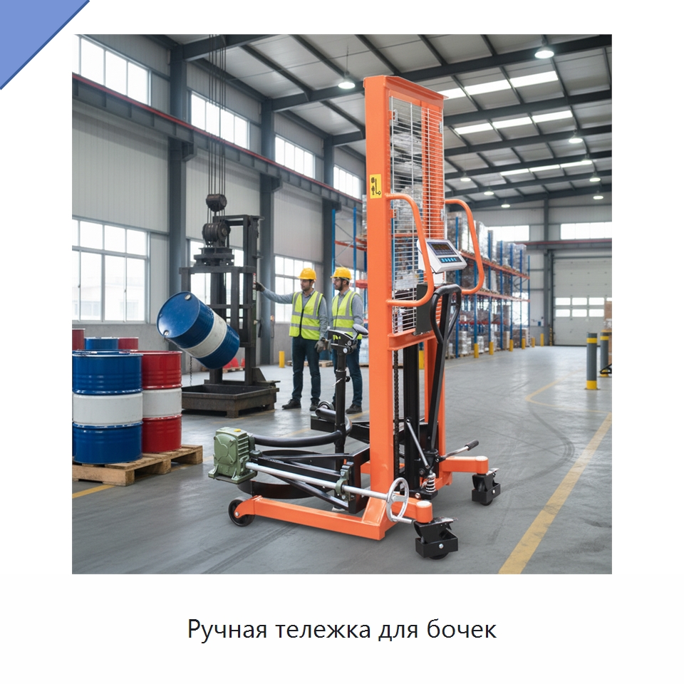 Ручная тележка для бочек — Вилочные погрузчики