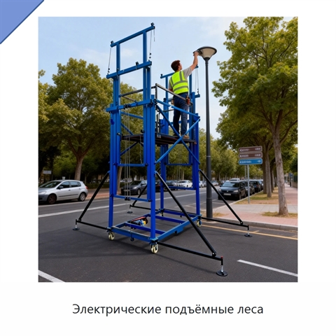 Электрические подъёмные леса