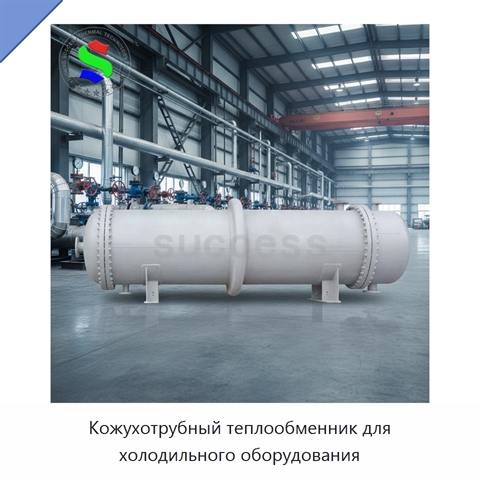 Кожухотрубный теплообменник для холодильного оборудования
