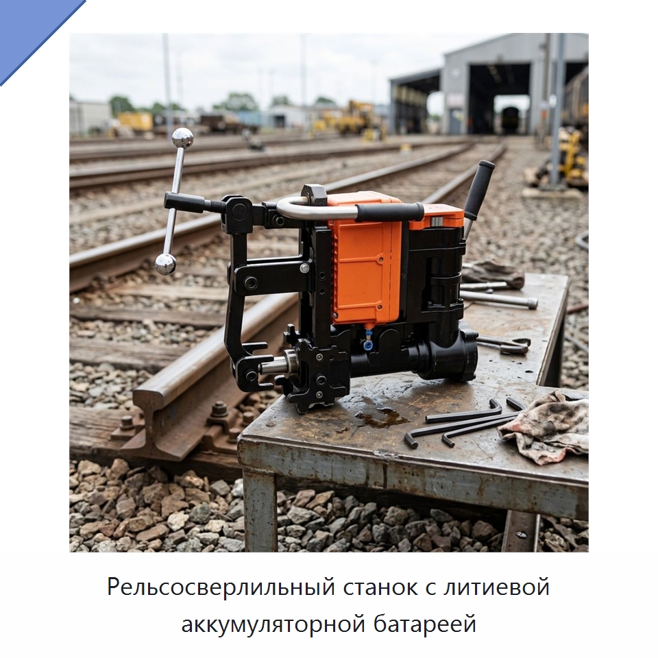 Рельсосверлильный станок с литиевой аккумуляторной батареей — Железнодорожный инструмент