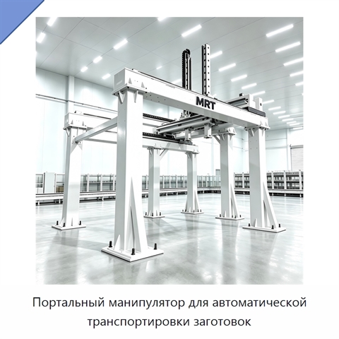 Портальный манипулятор для автоматической транспортировки заготовок