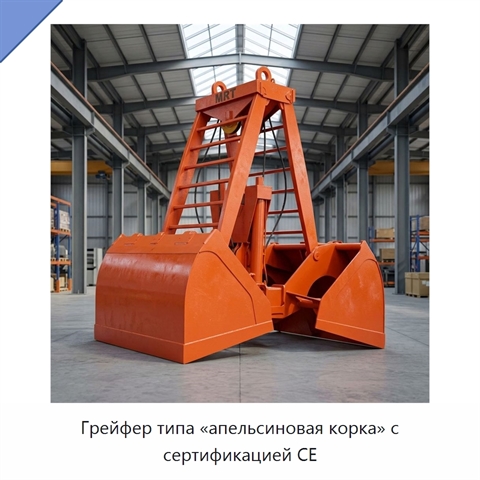 Грейфер типа «апельсиновая корка» с сертификацией CE