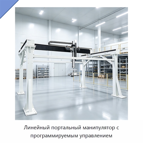 Линейный портальный манипулятор с программируемым управлением