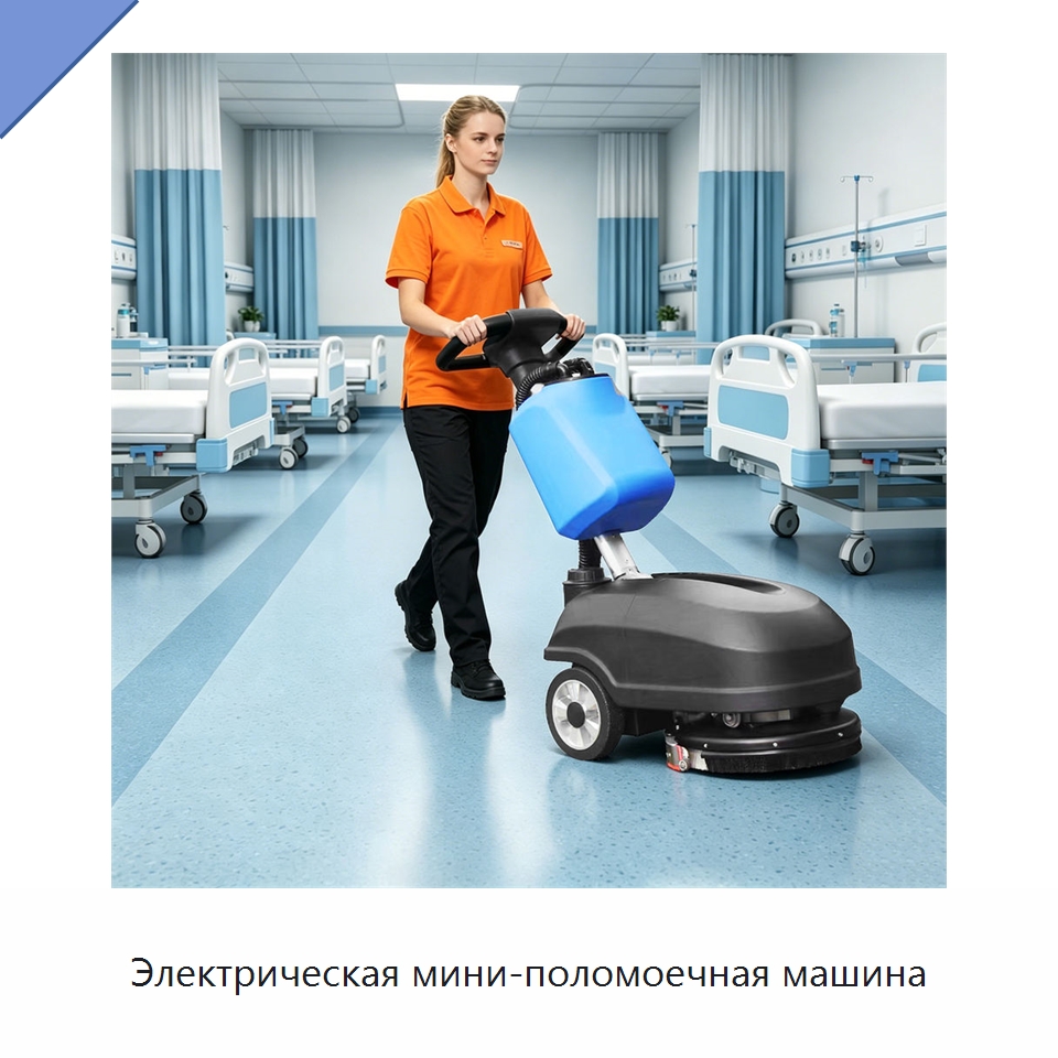 Электрическая мини-поломоечная машина — Подметальные машины