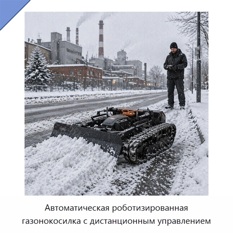 Автоматическая роботизированная газонокосилка с дистанционным управлением