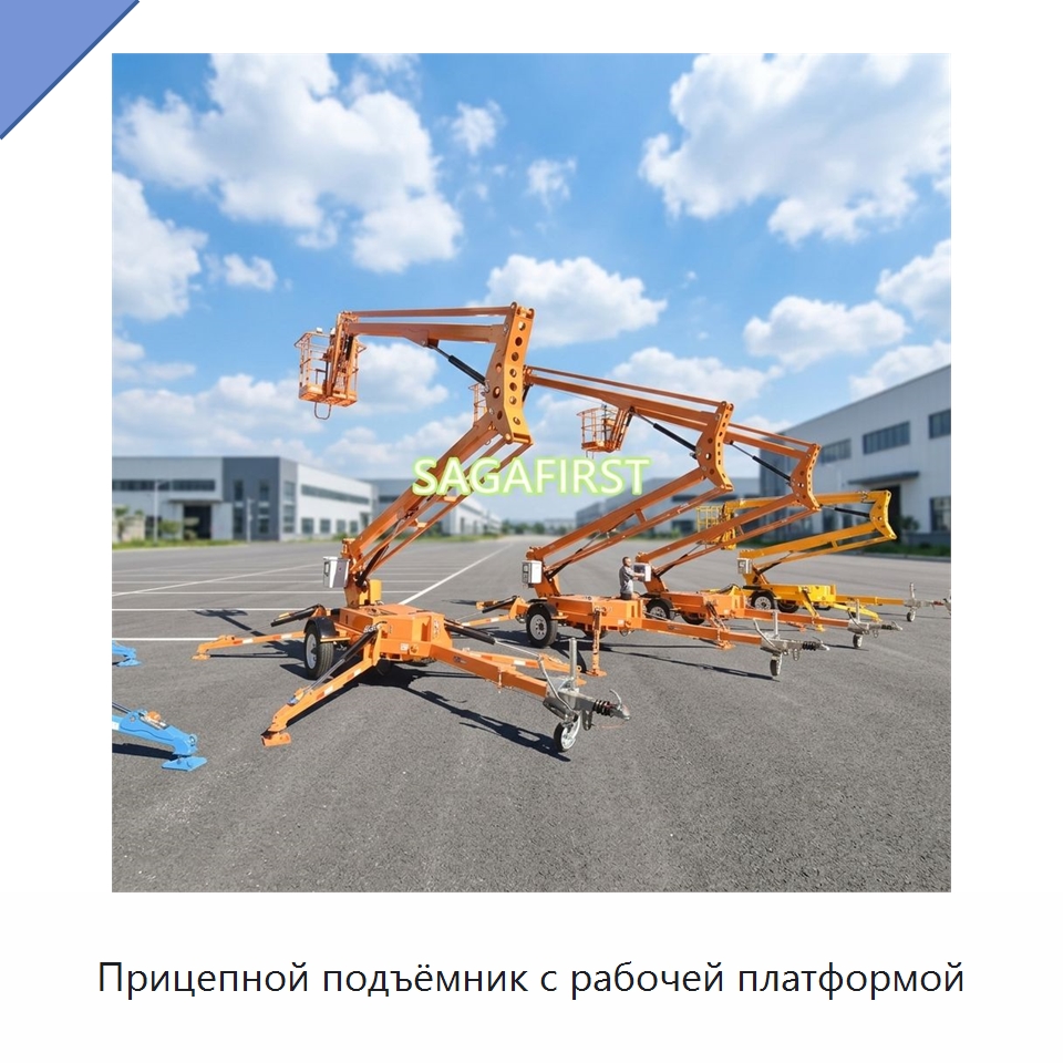 Прицепной подъёмник с рабочей платформой — Подъемные столы