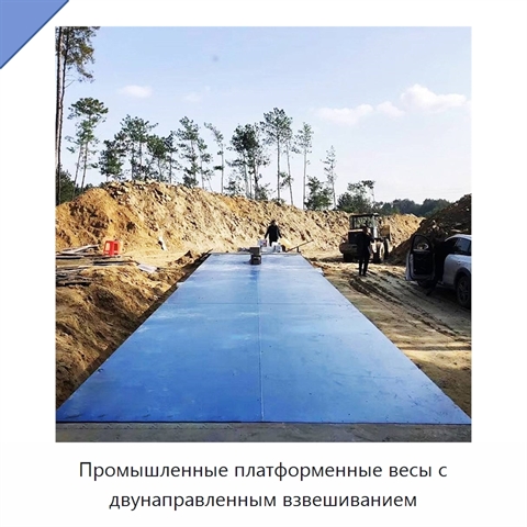 Промышленные платформенные весы с двунаправленным взвешиванием