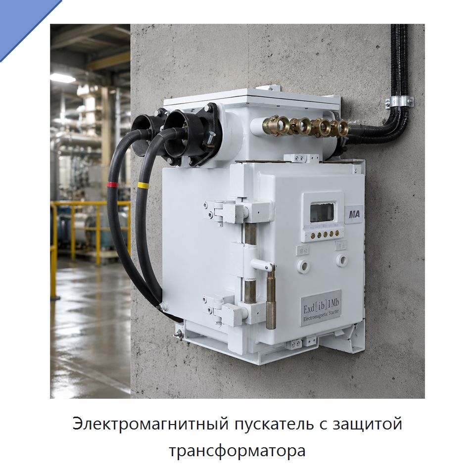 Электромагнитный пускатель с защитой трансформатора — Специальная строительная техника