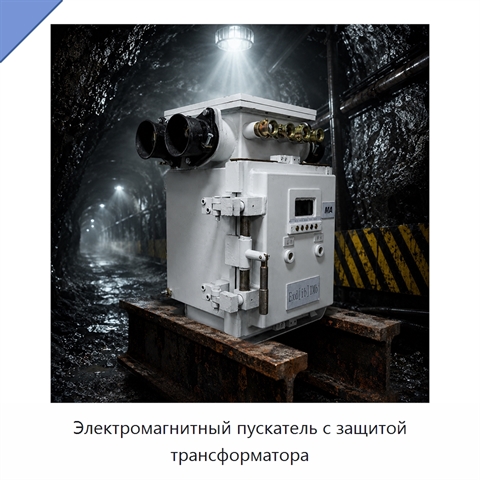 Электромагнитный пускатель с защитой трансформатора
