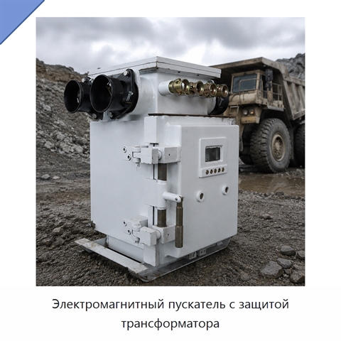 Электромагнитный пускатель с защитой трансформатора