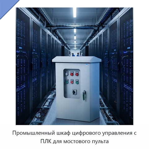 Промышленный шкаф цифрового управления с ПЛК для мостового пульта