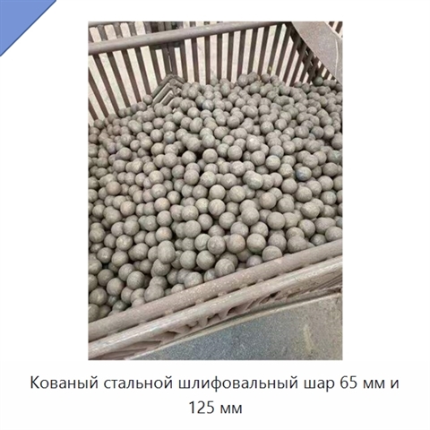 Кованый стальной шлифовальный шар 65 мм и 125 мм