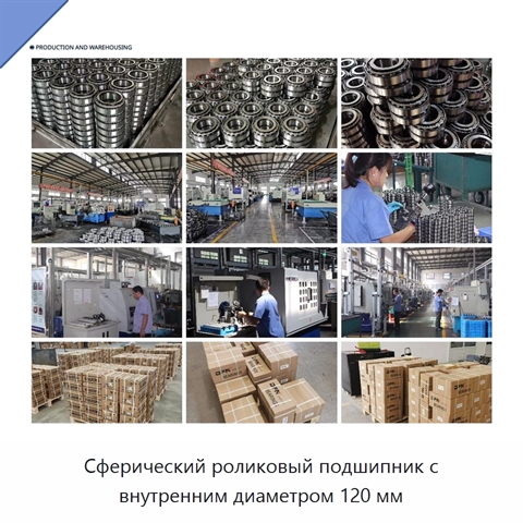 Сферический роликовый подшипник с внутренним диаметром 120 мм