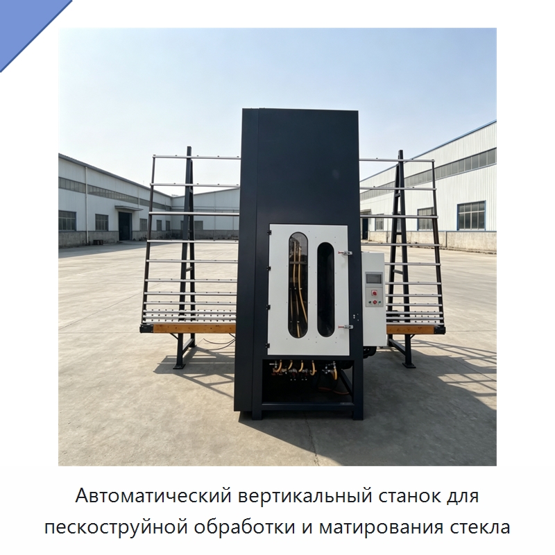 Автоматический вертикальный станок для пескоструйной обработки и матирования стекла — Оборудование для производства стекла