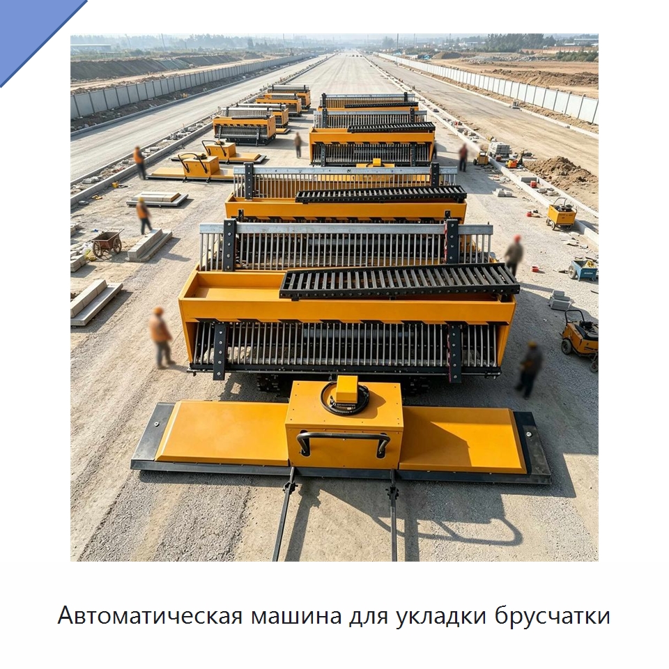 Автоматическая машина для укладки брусчатки — Специальная строительная техника
