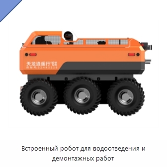 Встроенный робот для водоотведения и демонтажных работ