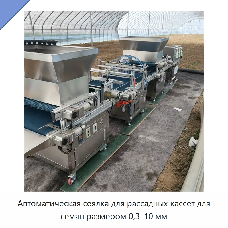 Автоматическая сеялка для рассадных кассет для семян размером 0,3–10 мм — Специальные сельскохозяйственные машины